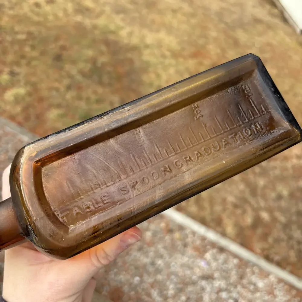 Antique Amber Pat. 1866 Dr SB HARTMAN & Co Michler's Herb Bitters Bottle - Picture 12 of 13